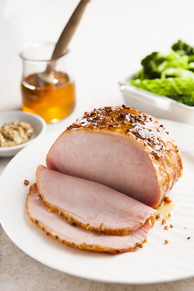 Bacon Eye Loin with Honey mustard
